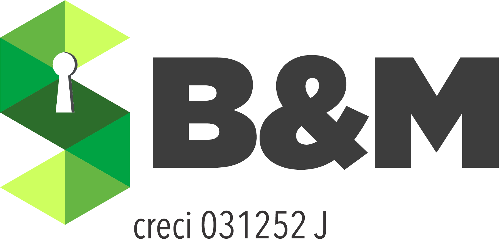 Logotipo da imobiliária B&M